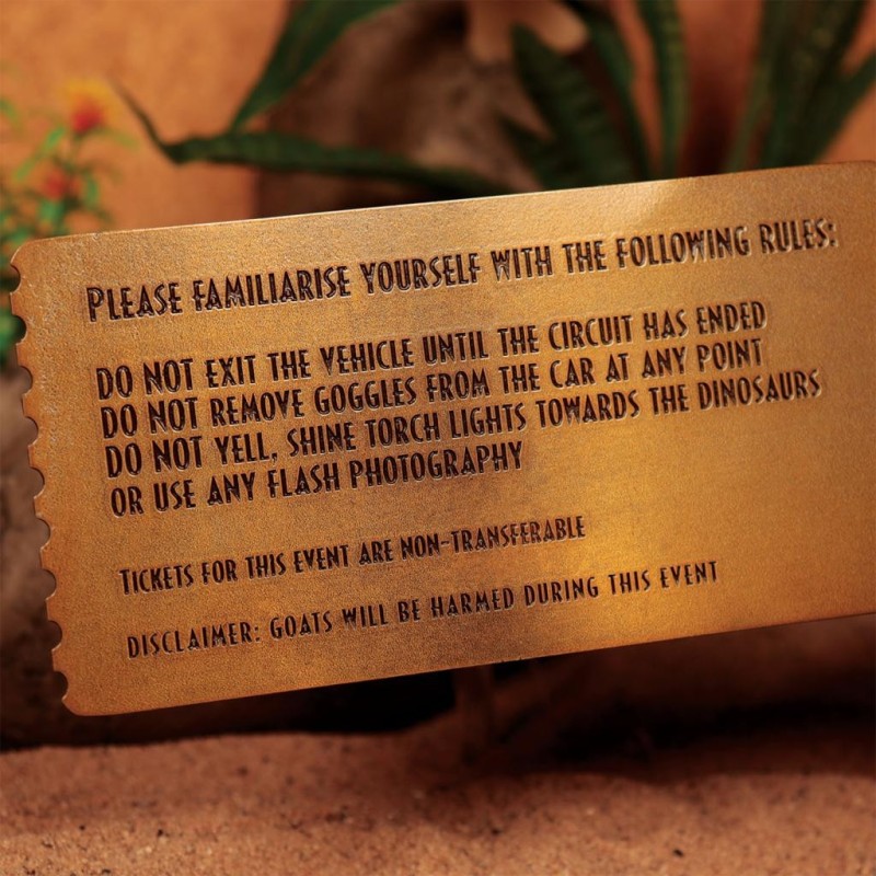 JURASSIC PARK - Feeding Show Ticket - Edition Limitée 