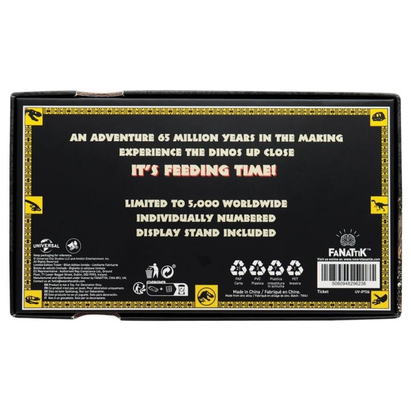 JURASSIC PARK - Feeding Show Ticket - Edition Limitée 