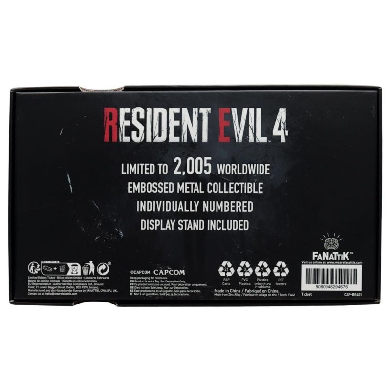 RESIDENT EVIL 4 - Ticket Exclusif Upgrade 