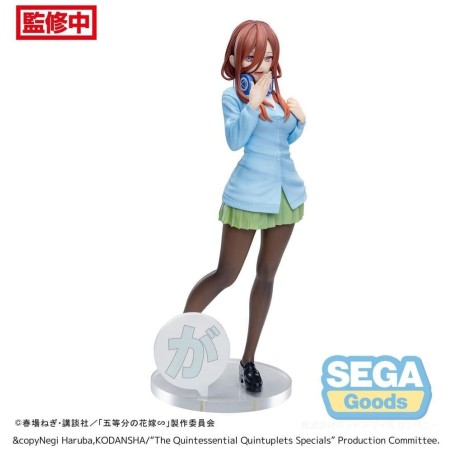 QUINTESSENTIAL QUINTUPLETS SPECIALS - Miku - Statuette Luminasta 20cm 