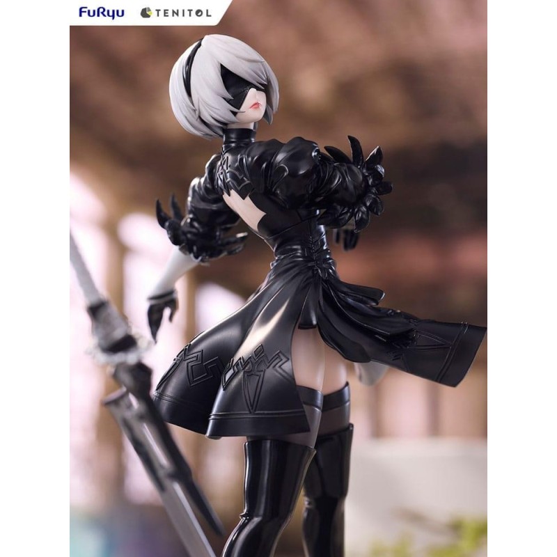 NIER AUTOMATA - 2B Ver1.1a - Statuette Tenitol 22cm 