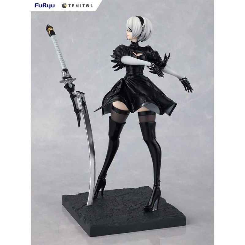 NIER AUTOMATA - 2B Ver1.1a - Statuette Tenitol 22cm 