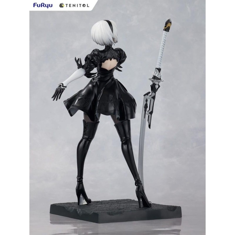 NIER AUTOMATA - 2B Ver1.1a - Statuette Tenitol 22cm 