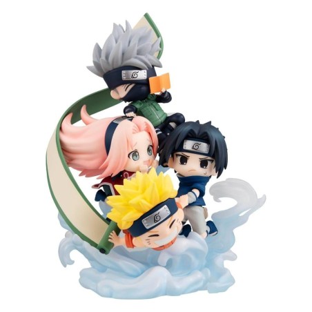 NARUTO SHIPPUDEN - Gather here, Team 7 - Statuette FigUnity 13cm 