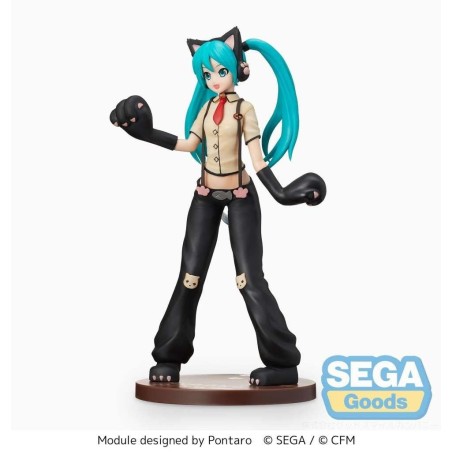 HATSUNE MIKU - Hatsune Miku Kitty - Statuette Arcade 23cm 