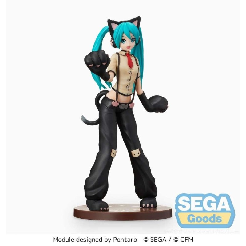 HATSUNE MIKU - Hatsune Miku Kitty - Statuette Arcade 23cm 