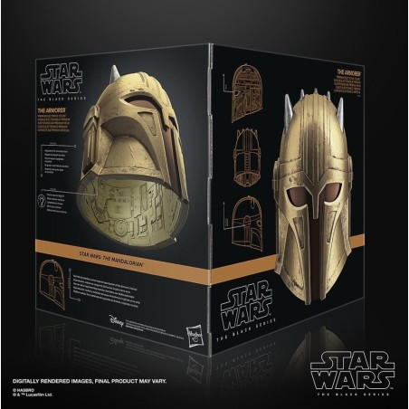 STAR WARS - Mandalorian - Casque éléctronique The Armorer Black Series 