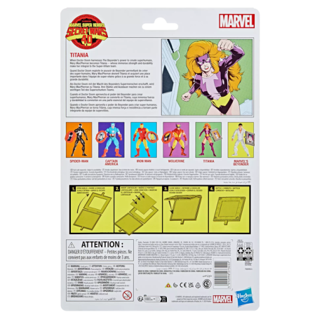MARVEL - Titania - Figurine Marvel Legends Series 15cm 
