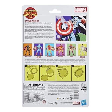MARVEL - Captain America - Figurine Marvel Legends Series 15cm 