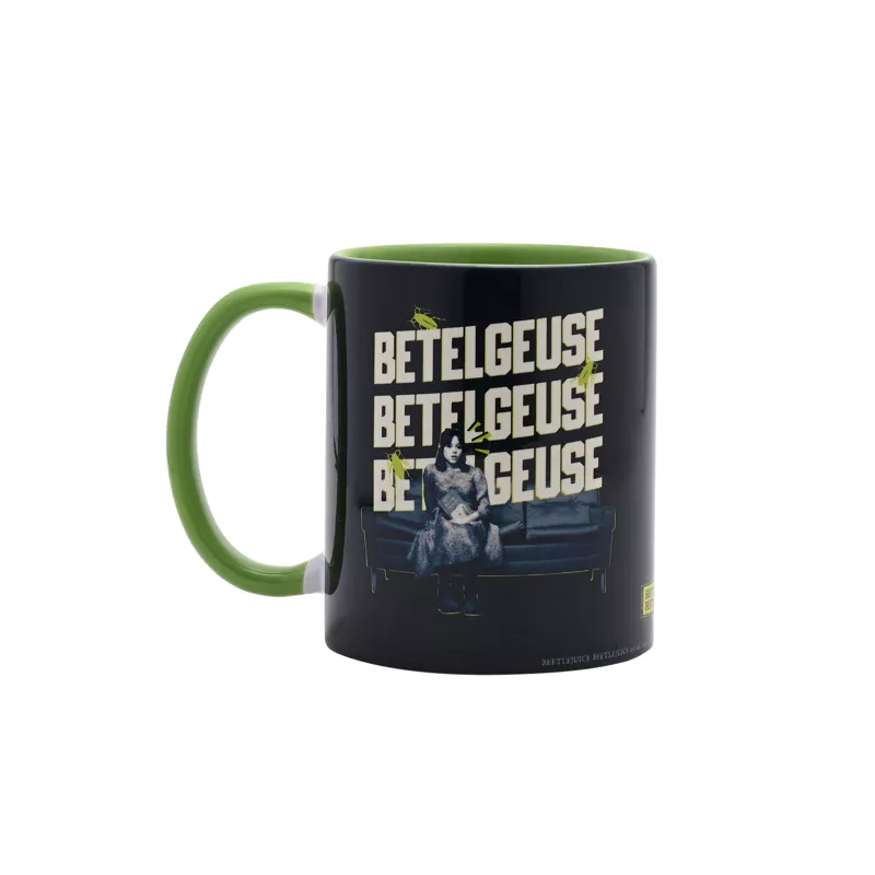 BEETLEJUICE - Black&Green - Astrid - Mug Interieur Coloré - 312 ml 