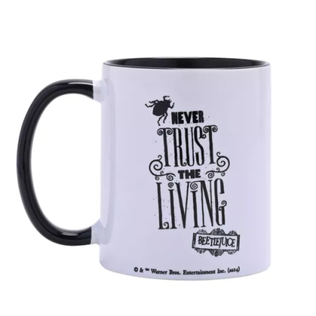 BEETLEJUICE - Black&White - Strange - Mug Interieur Coloré - 312 ml 