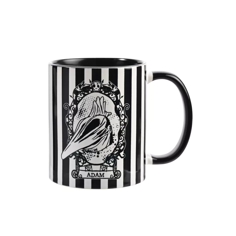 BEETLEJUICE - Black&White - Adam - Mug Interieur Coloré - 312 ml 
