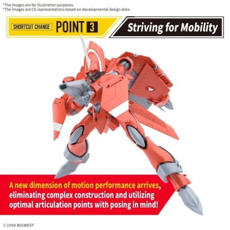 GUNDAM - HG 1/100 VF-22S STURMVOGEL  - Model Kit 